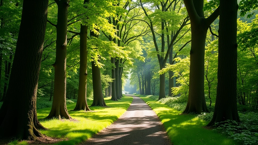 Woodland path through Coole Park